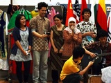 インドネシアの学生たちによる歌
