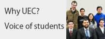 Why UEC? Messages from international students